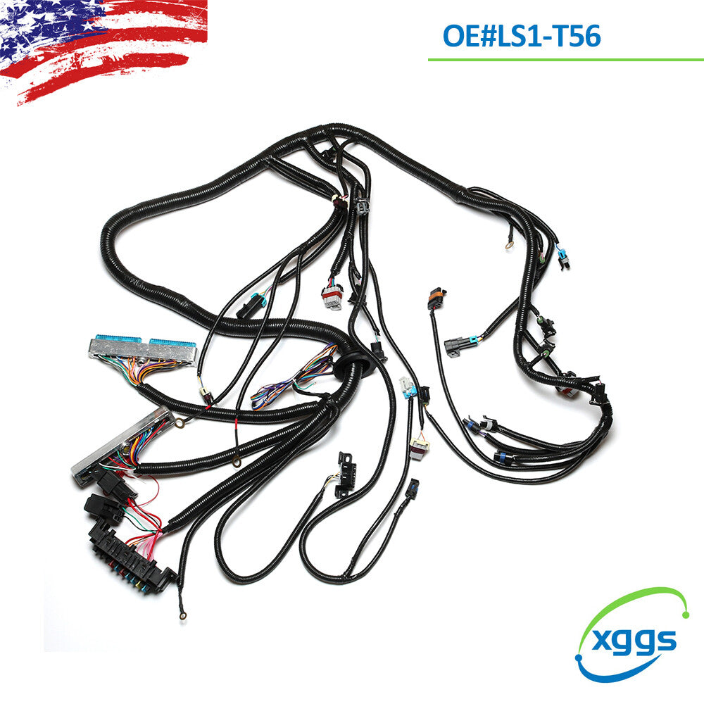 1PC LS1-T56 New For DBC LS1 STAND ALONE HARNESS 4.8 5.3 VORTEC DRIVE BY CABLE