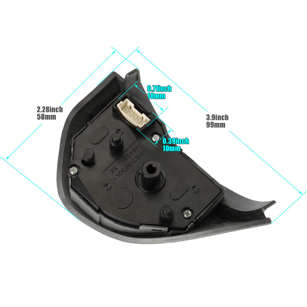 2-pack of steering wheel cruise control switches for Mitsubishi Outlander L200 8701A087