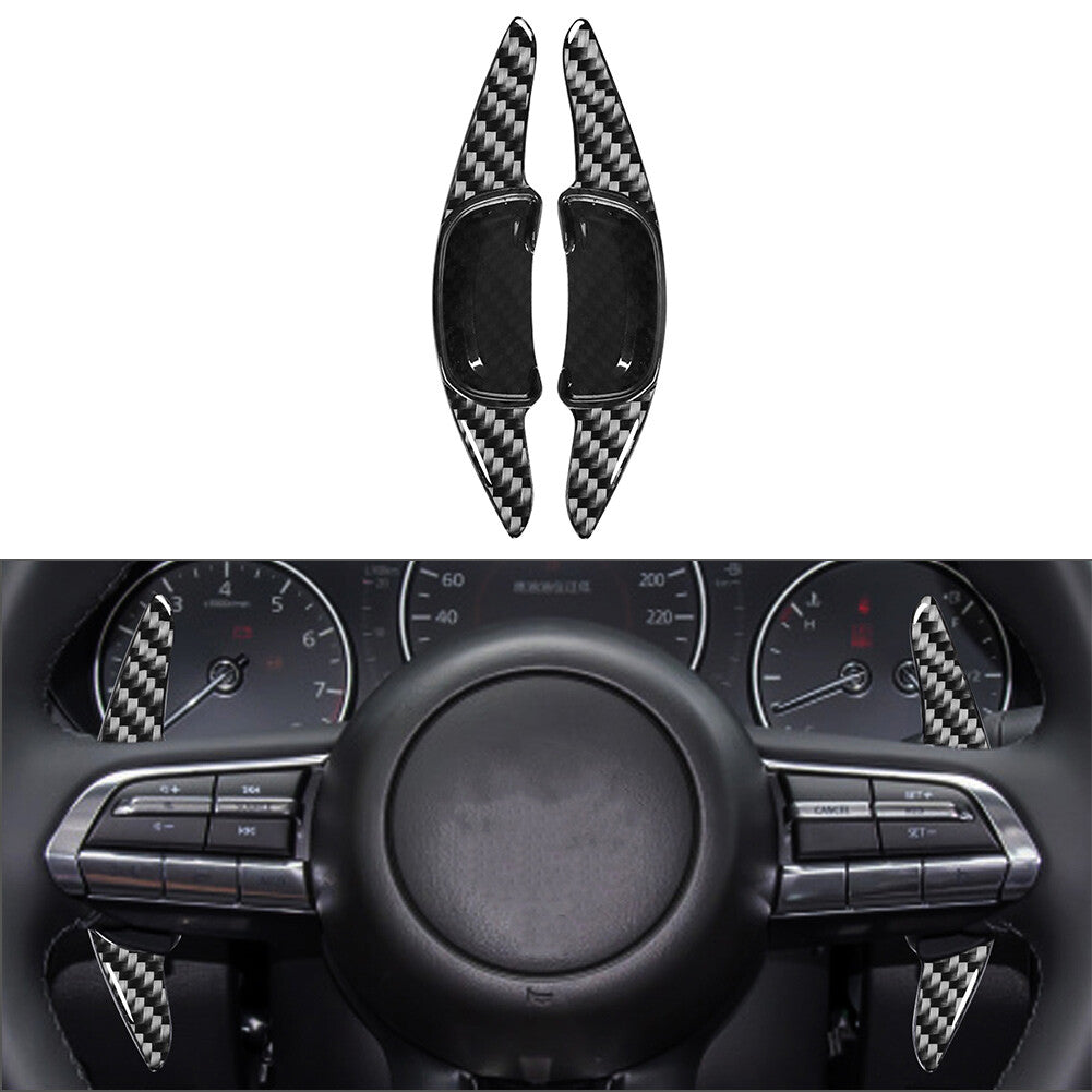 Black Steering Wheel Shift Paddle for Mazda 3 Sedan Hatchback Axela CX-30
