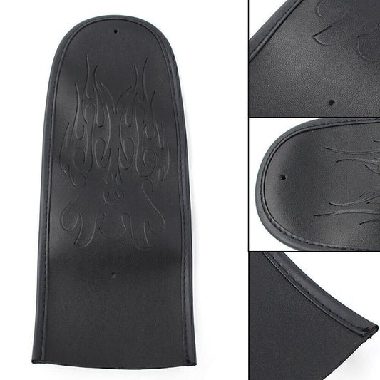 PU Leather Cushion Rear Flame Stitching for Harley Dyna Fat Bob Street Glide