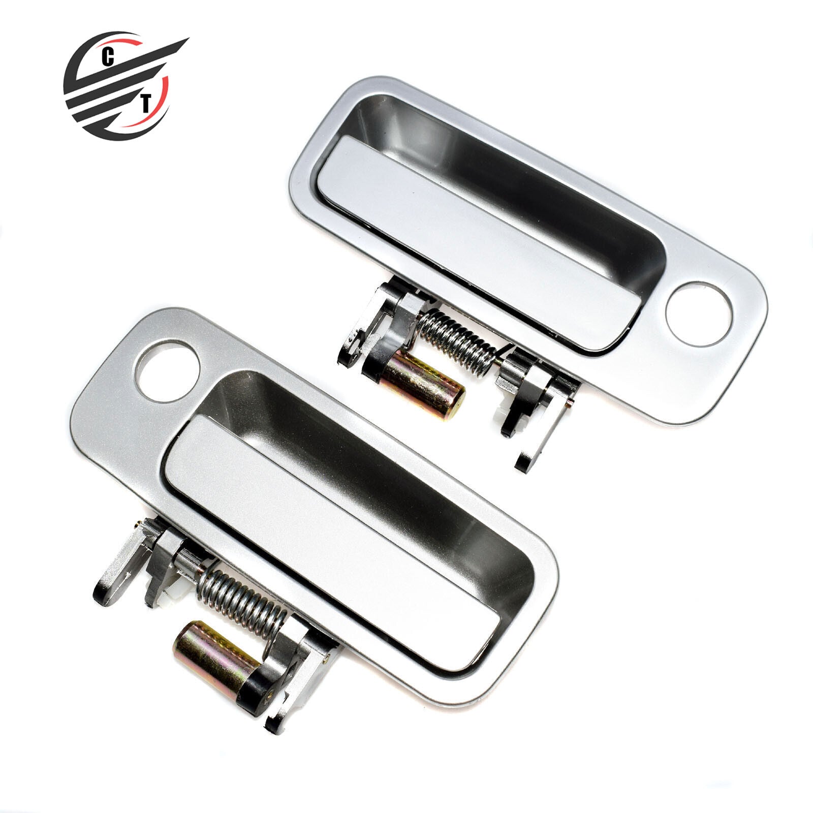 For 97-01 for Toyota for Camry Set 2 Left Right Outside Door Handle SILVER 69220AA010