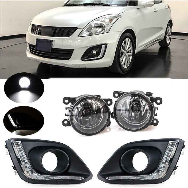 1 Set front Daytime Driving Running Lamp Fog Light for Suzuki for Swift 2014-2016