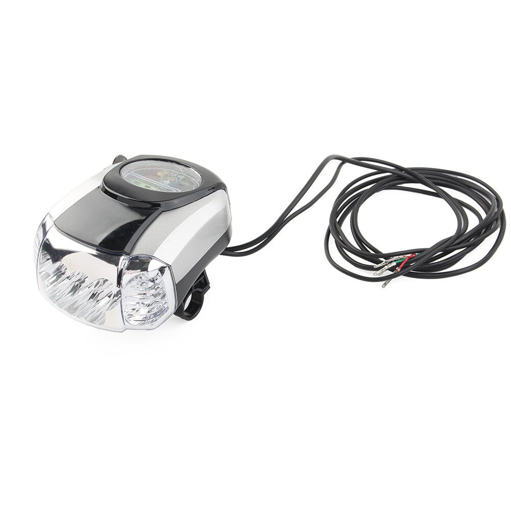 60V Electric Scooter LED Headlight Instrument Key Switch Horn for Harley Bike
