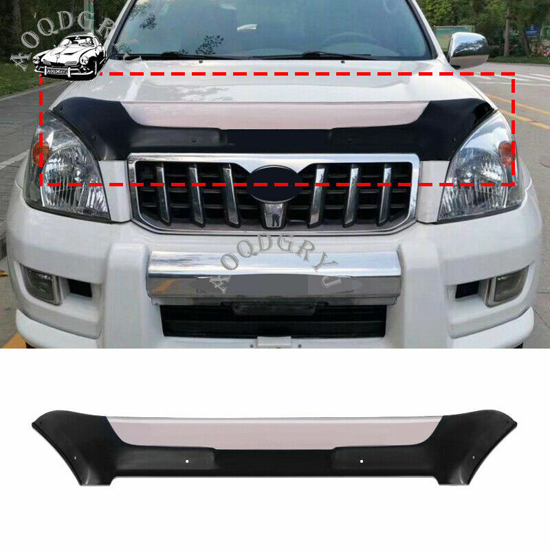 Front Bonnet Hood Guard Cover Bug Deflector for Toyota Prado LC/FJ120 2003-2009