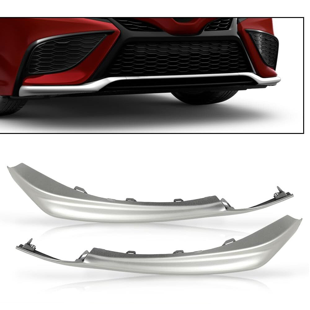 LH RH Front Bumper Lower Grille Molding Trim for Toyota for Camry XSE SE 2021-2023