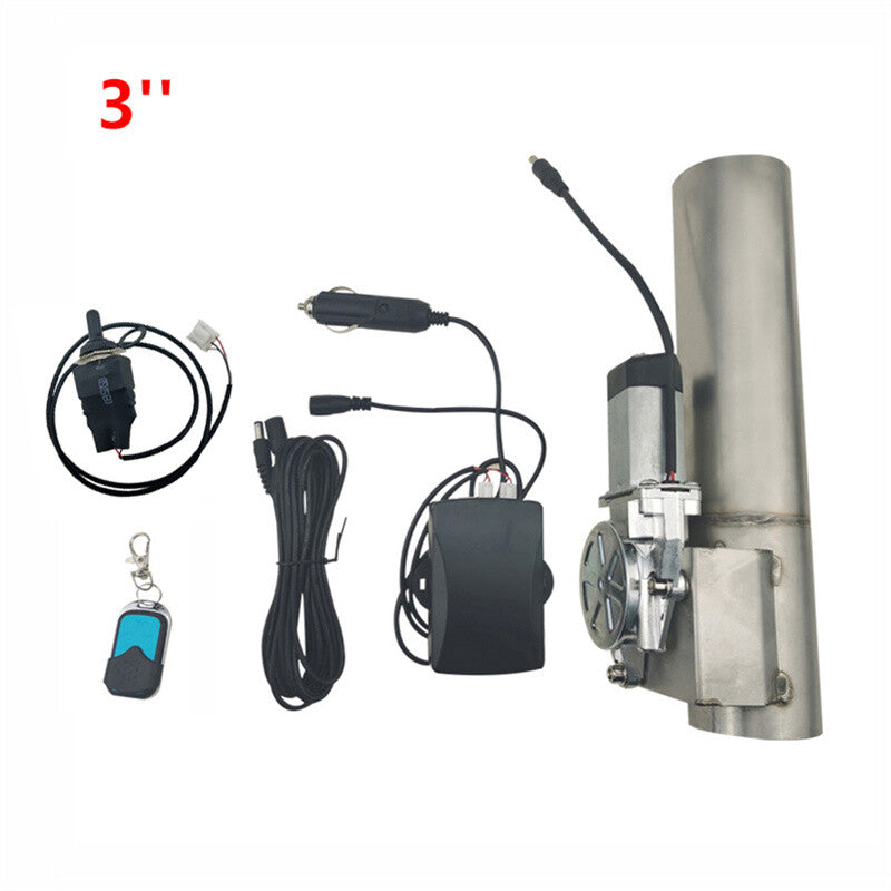 3 Electric Exhaust I-Pipe Control Valve Motor with Manual and Remote Control