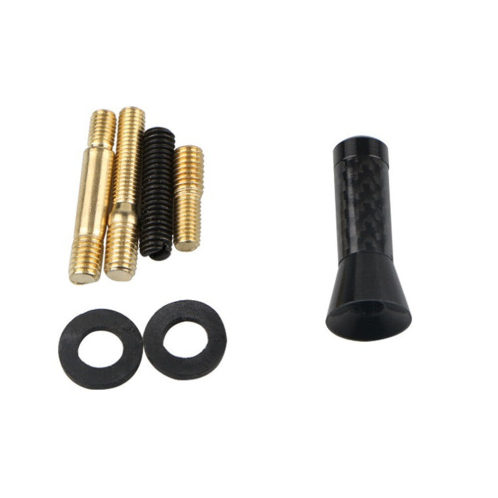 Universal 3.5cm Carbon Fiber/Alloy Car Radio Aerial Antenna For Car Truck
