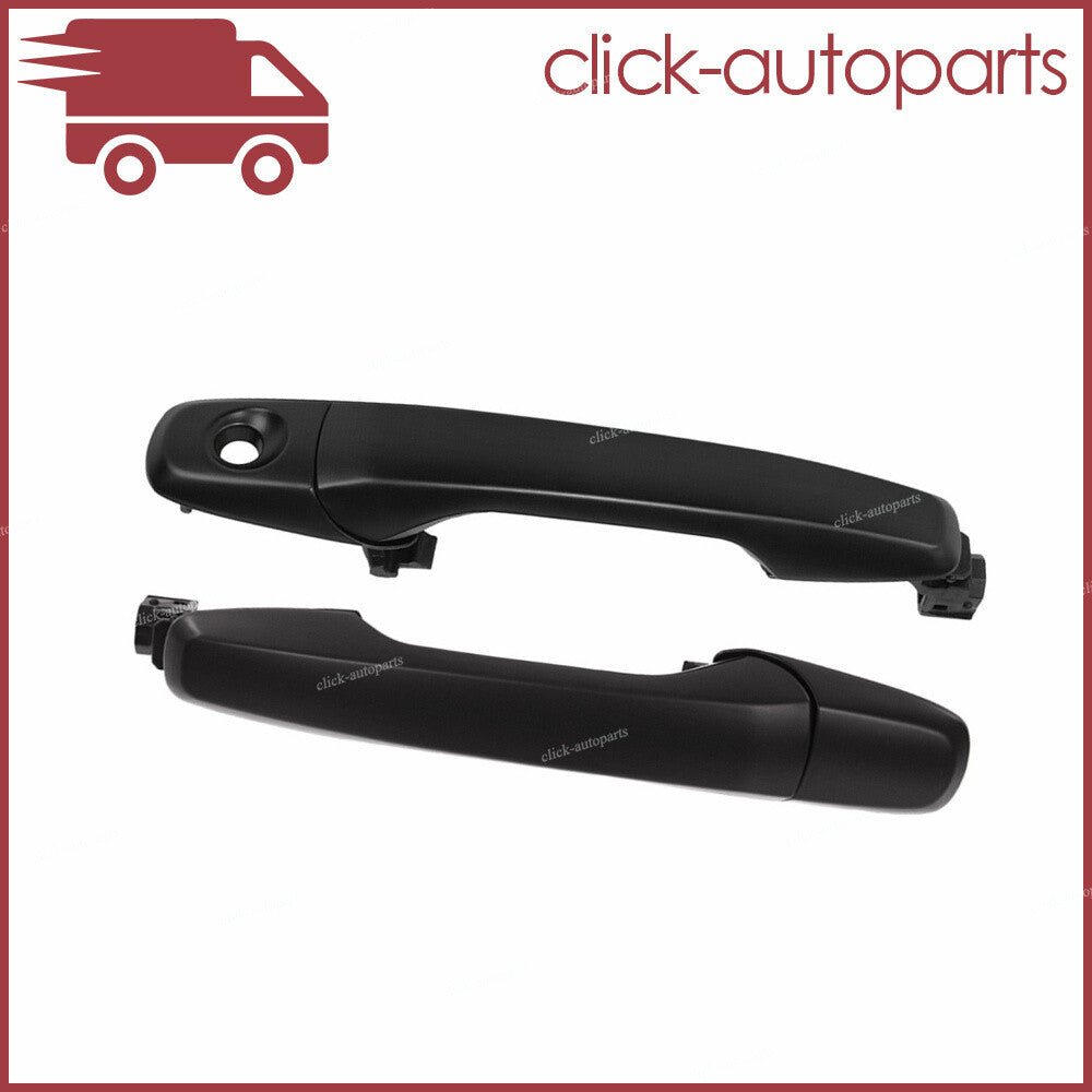 2x Front LHRH Exterior Door Handle Black for 2011-14 Explorer Edge