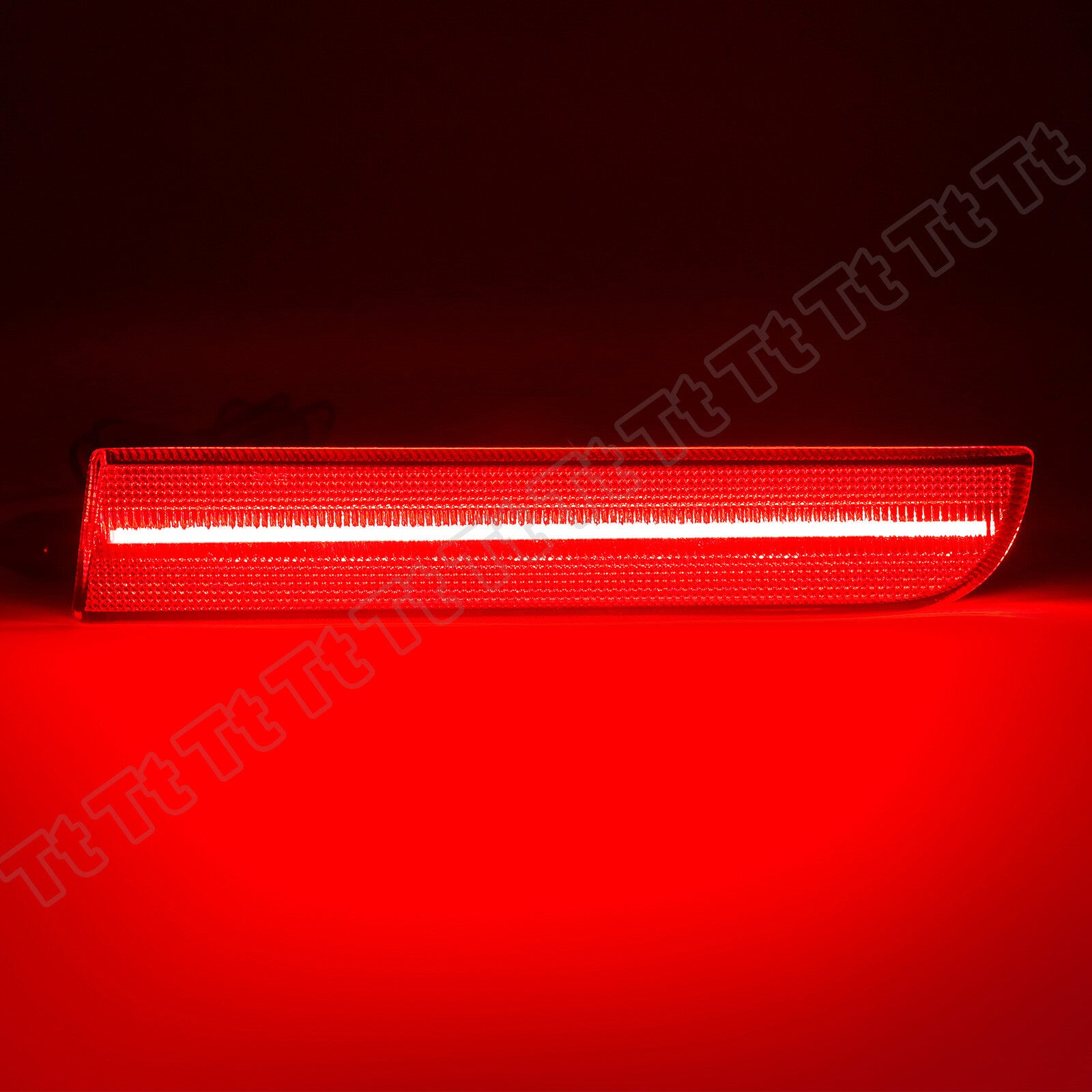 Suitable for 08-17 for Mitsubishi Lancer Evo LED rear bumper reflector tail brake light (red)