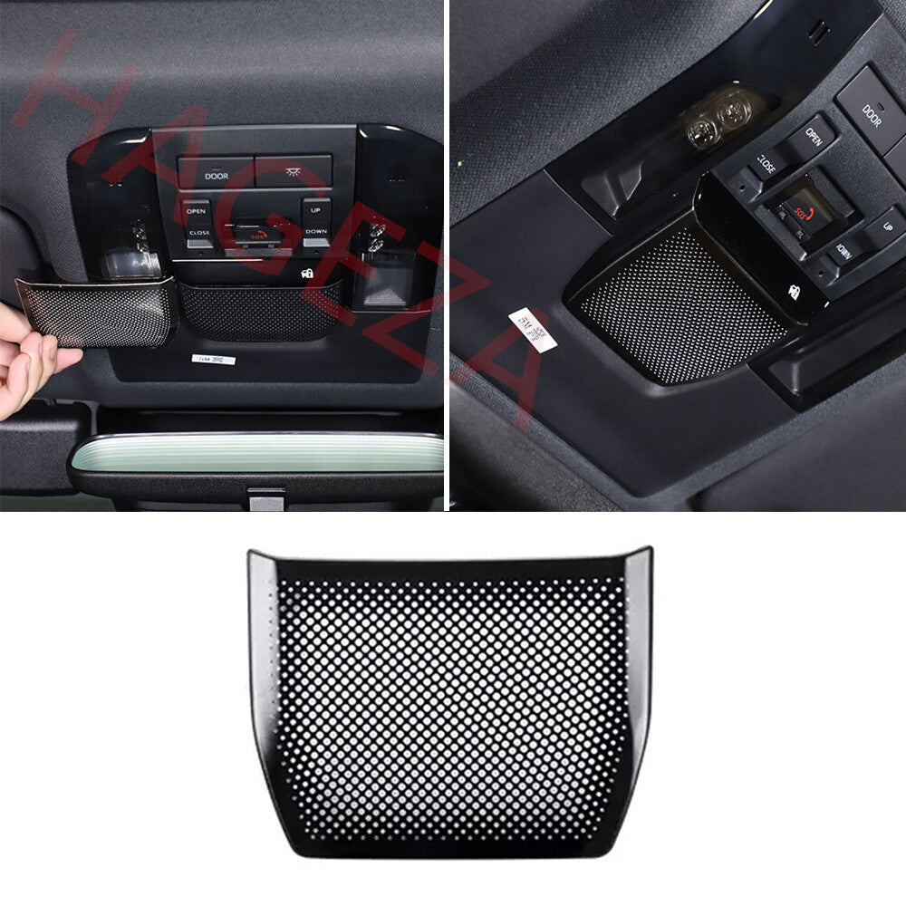 Black Front Reading Light Speaker Net Cover For Toyot@ for Land Cruiser LC250 2024+