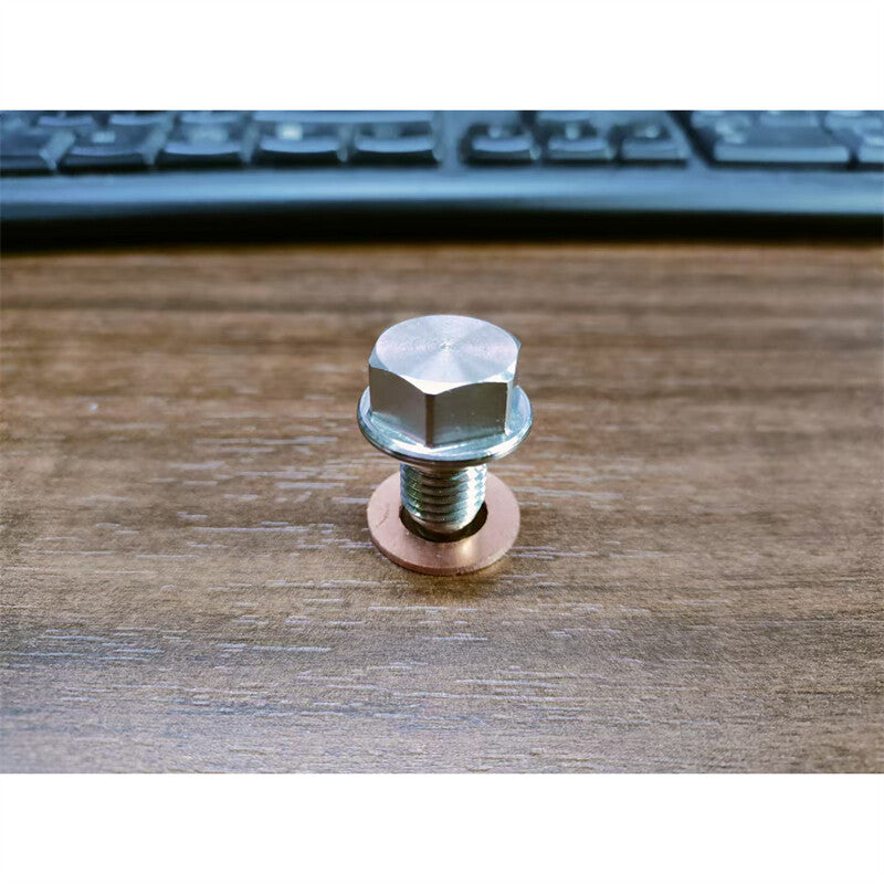 M14 x 1.5 Magnetic Oil Drain Plug with Washer for Toyota for Lexus for Nissan for Infiniti