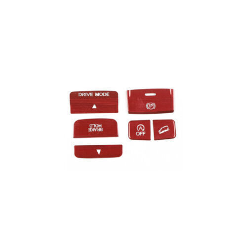 Red Aluminum Central Console Gear Shift Switch Trim for Honda CRV CR-V 2023 2024