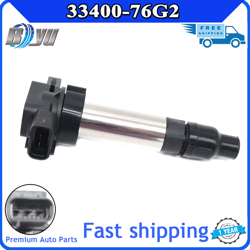 One pack of new 33400-76G2 ignition coils, 099700-095, suitable for Suzuki Alto motorcycles.