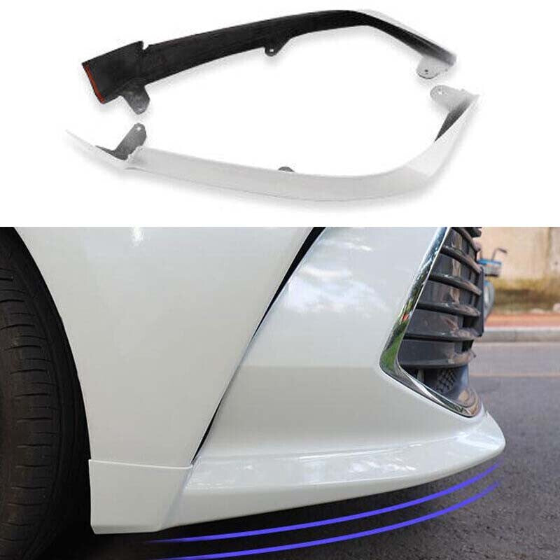 Front Bumper Splitter Lip Protector Fit for Toyota for Avalon 2019-2022 Pearl White