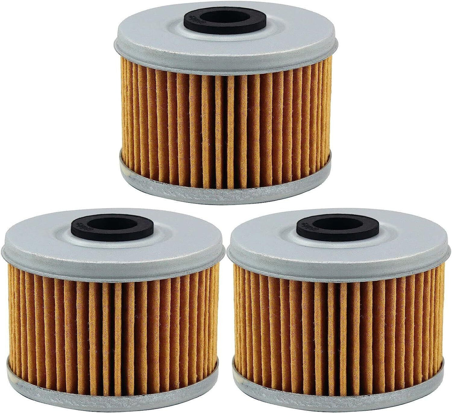 3pcs Oil Filter for Honda CM450 CMX450 CX500 GL500 GL650 XL250R XL350R XL600R