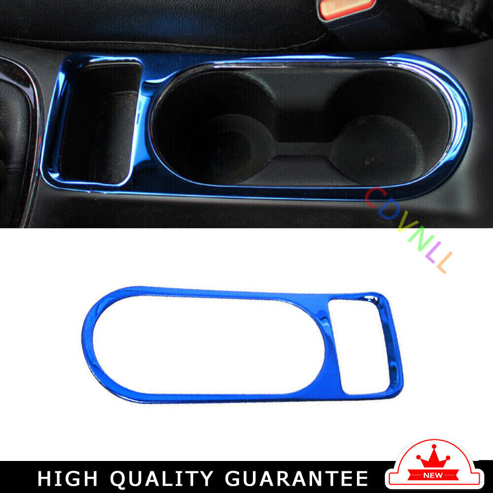 Middle Console Drinking Glass Trim Fit for Kia K3 Forte 2017-2018 Blue Titanium