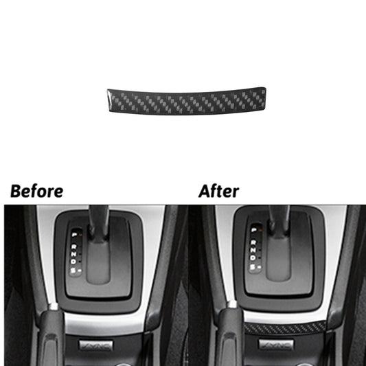 Carbon Fiber Below Transmission Console Cover Trim for Ford Fiesta 2011-2015