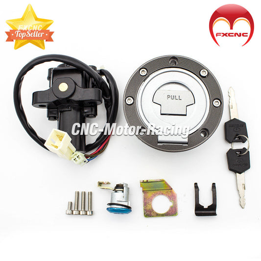 Fuel cap ignition switch, for seat lock, and key set suitable for Yamaha YZF R1 R6 2000 - 11