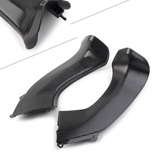 Front Dash Air Intake for Ram Fairing Fit for KAWASAKI ZX-10R 06-07 Carbon Fiber Pattern