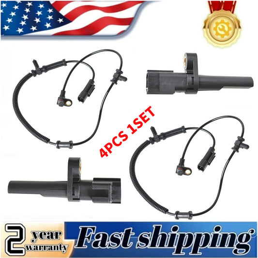 4-piece ABS wheel speed sensor set (front/rear L/R) for 2010-2012 for Dodge for RAM 1500 (4.7-5.7).