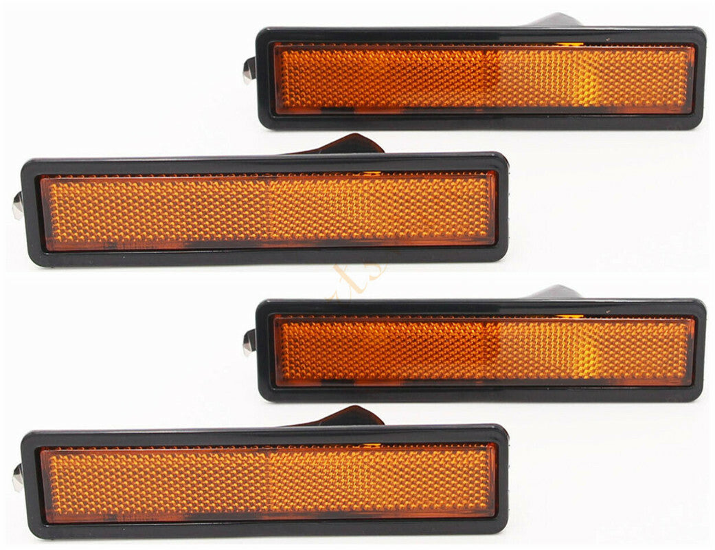 4-piece Amber Bumper Light Set for 1984-1991 for BMW E30 3 Series
