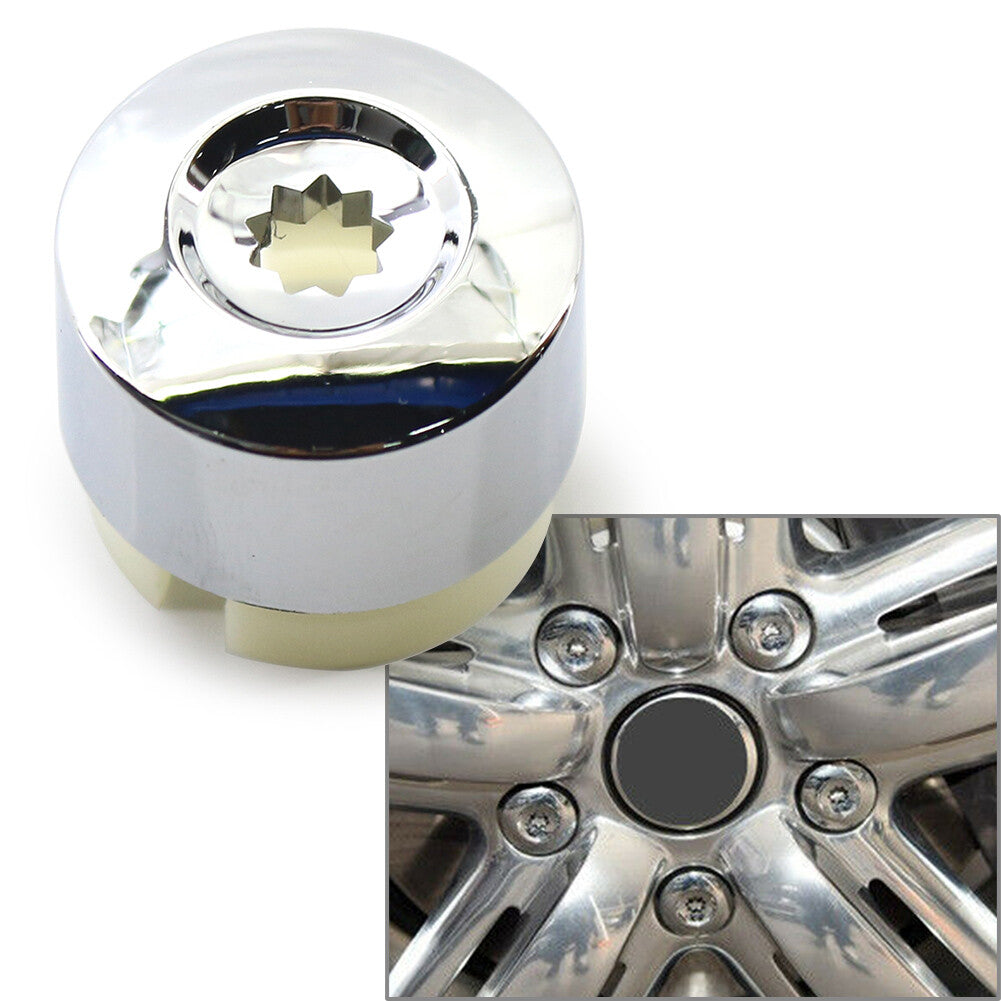 for VW Touareg 2004-2017 2005 2006 2007 2008 7L6601173A 1x Wheel Lug Bolt Cap
