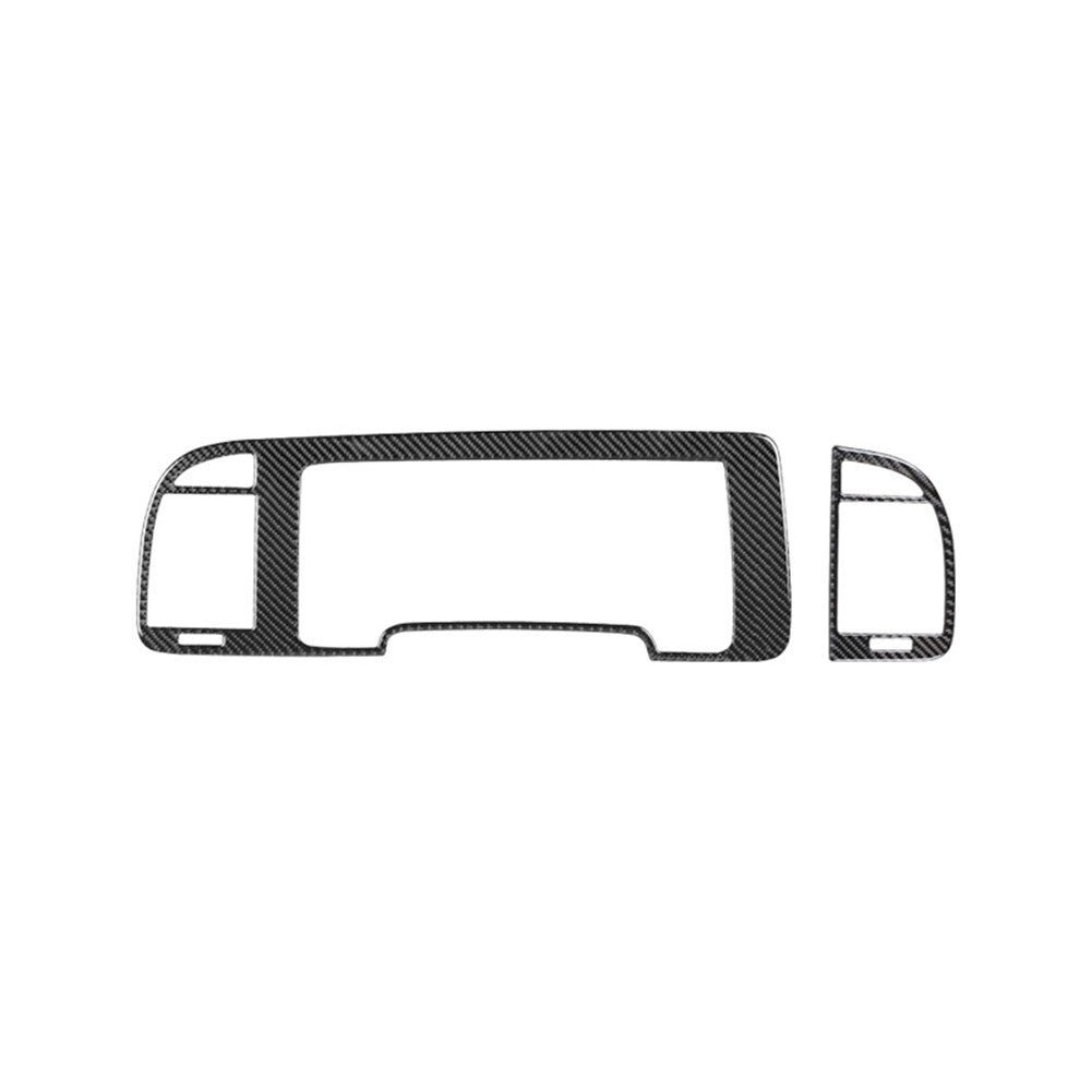 2XCarbon fiber Interior Speedometer Trim Cover for Lincoln for Navigator 2007-2014