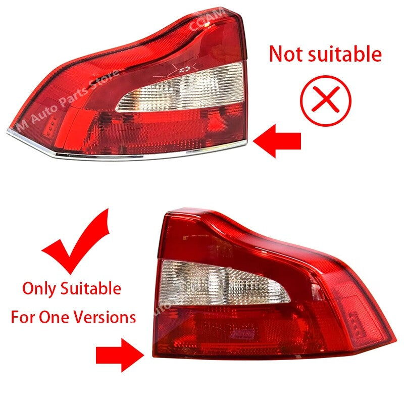 for Volvo S80 2007 - 2013: Taillights, warning brake lights, turn signals (right side)
