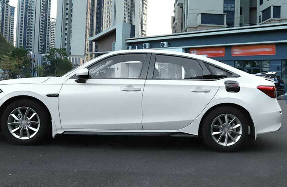 for Honda for Civic Sedan 2022-23 Carbon Fiber Windows Strip Sill Molding Cover Trim
