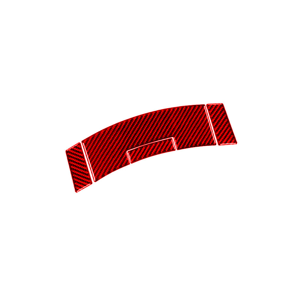 Red 4Pcs Central Ashtray Trim Cover Carbon Fiber for Nissan Quest 2004-2006