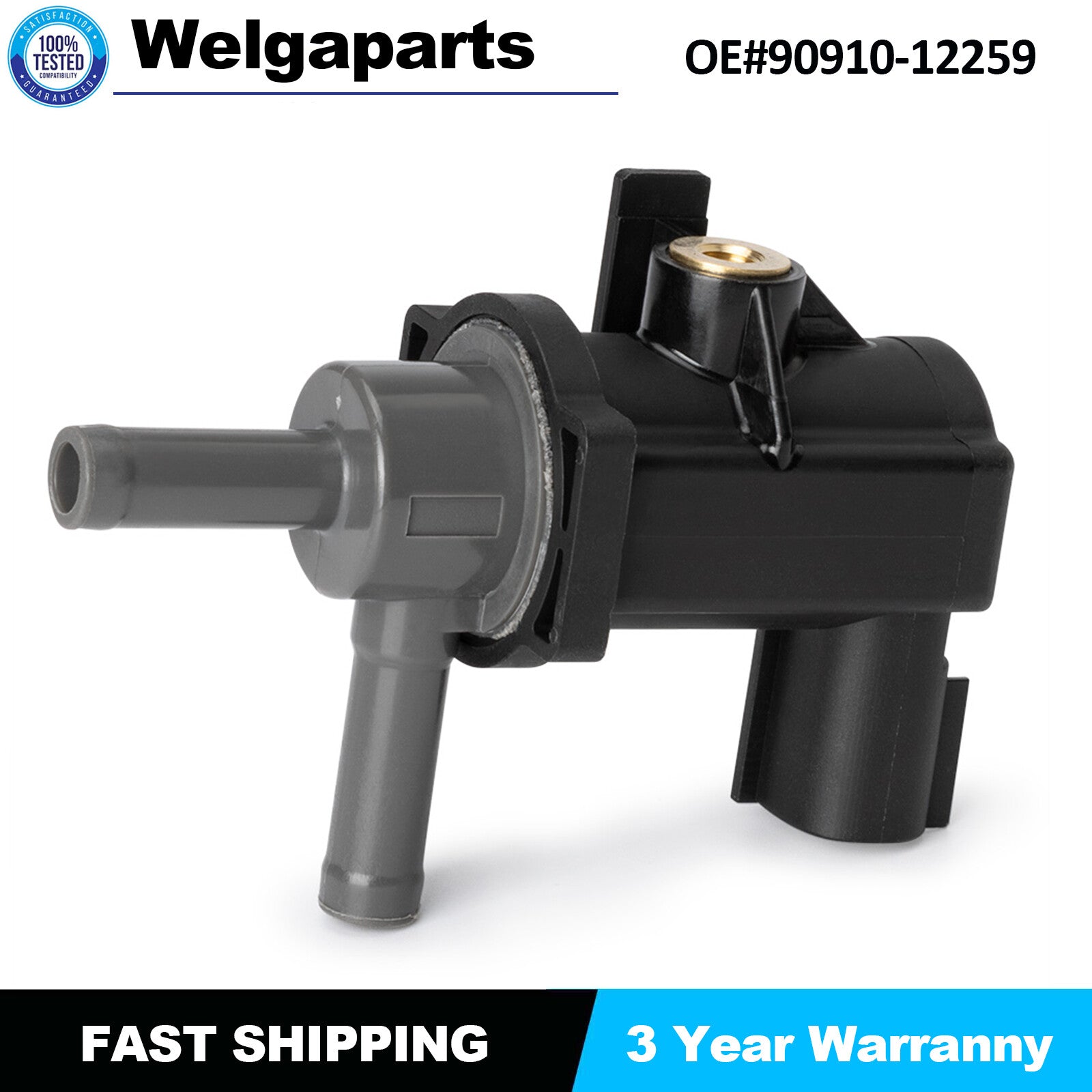1xVapor Canister Purge Valve Solenoid 90910-12273 for Toyota for Corolla Prius for Lexus