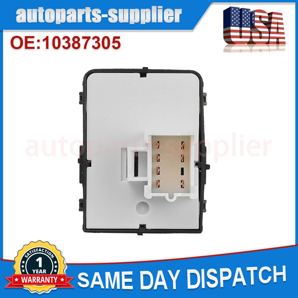 Driver-side main power window switch for Chevrolet Venture silhouette 10387305