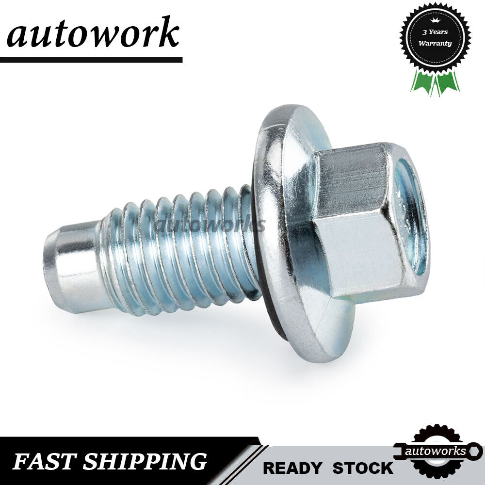 NEW Oil Pan Drain Plug Bolt W/O-Ring 11562588 For GM for Chevrolet for Buick for Cadillac