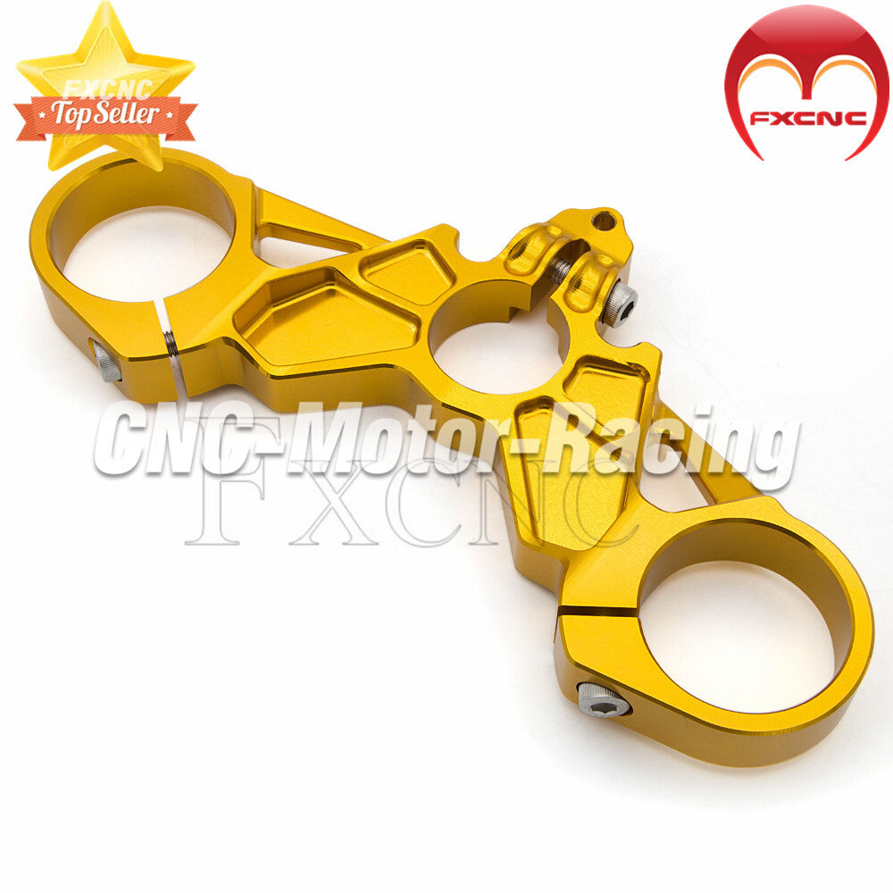 Suitable for Ducati 749R 999R CNC motorcycles, gold equipment manufacturer top cover three-tree clip