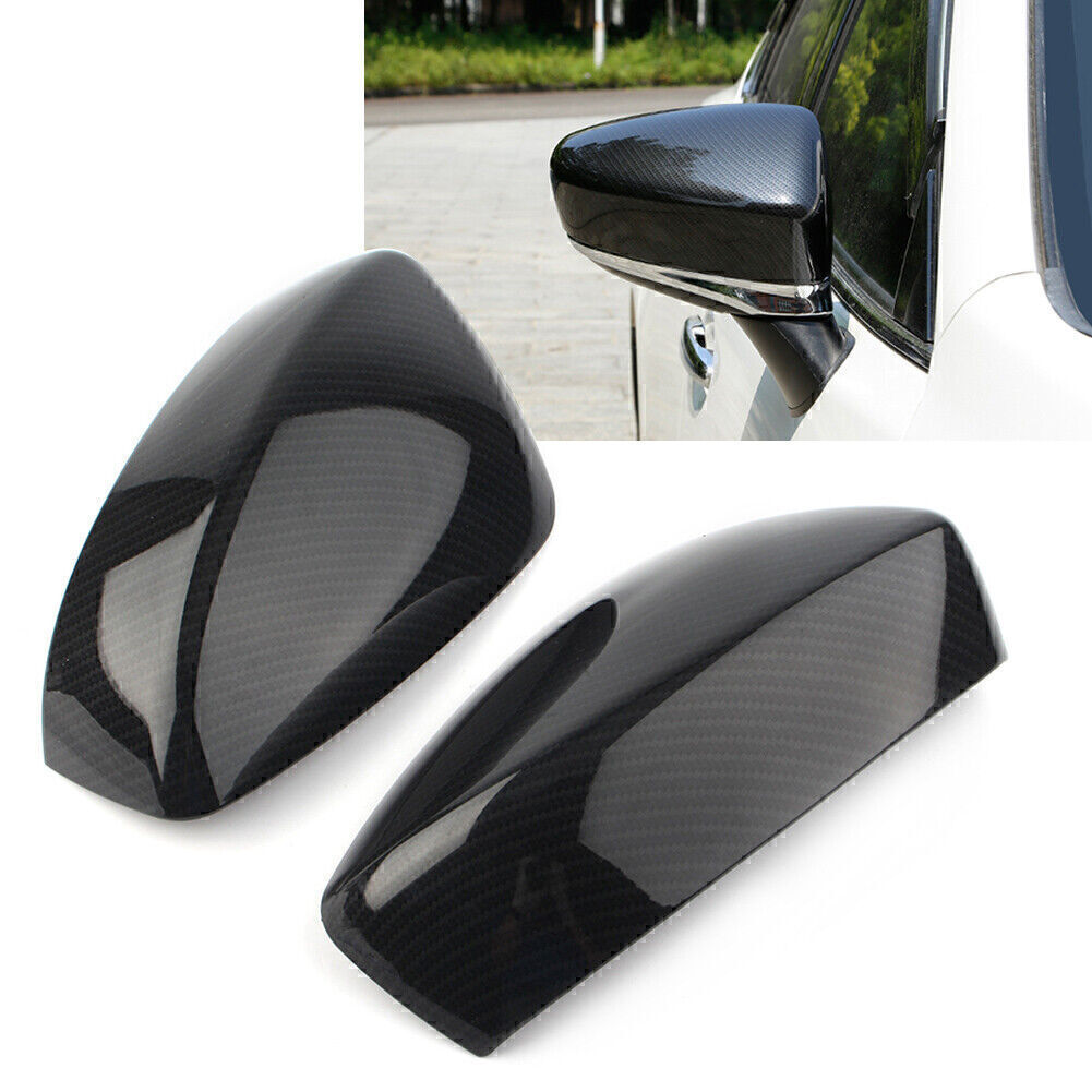 2x Car Rearview Mirror Cover Trim Fit for Mazda 6 Atenza 2018-2024 2019 2020 2021 22