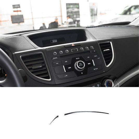 Carbon Fiber Dashboard Decoration Cover Trim for Honda CRV CR-V 2012-2016