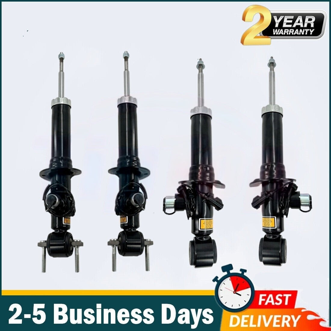 Left + Right Front RWD Strut Assemblies for 15-19 for Cadillac CTS w/ Electric