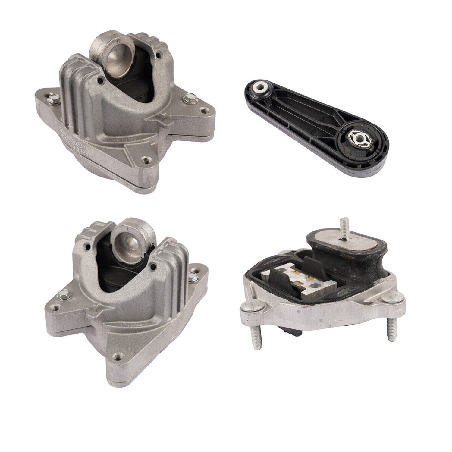 for Porsche Macan 95B 3.0L 94637505740 94637505840 Engine  Trans Mount Set 4Pcs