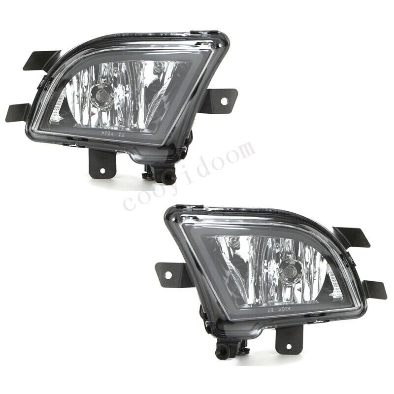 Clear Lens Fog Lights Kit +Bezel Switch Bulbs For 2015-2017 for VW for Jetta MK6 Sedan