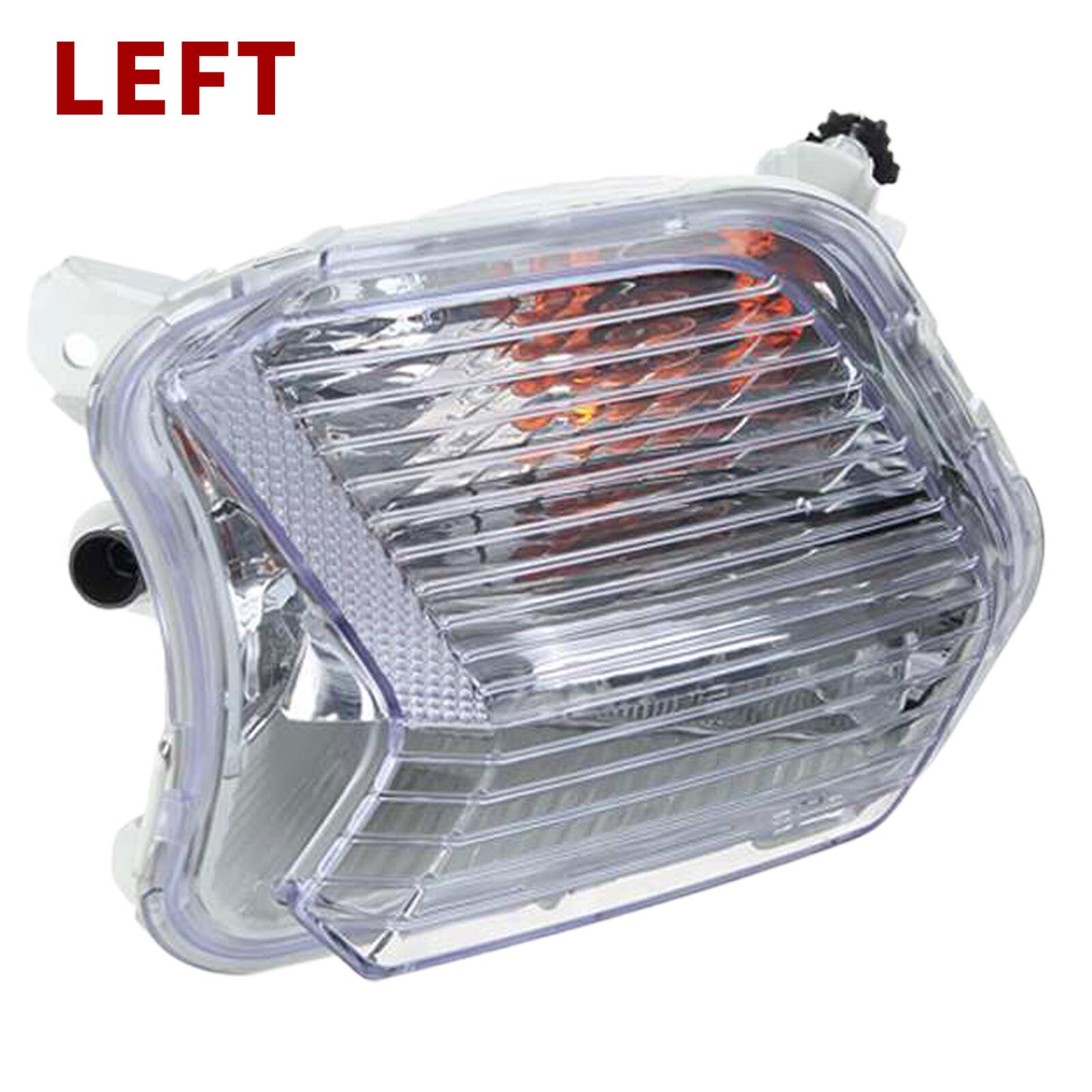 Front Left Fog Lights Turn Signal Lamp with Bulb Fit for Ford Escape Kuga 17-19 AT