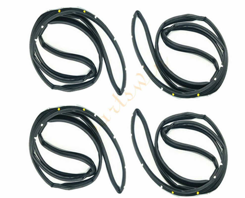 Door Weatherstrip 4-Piece Slence Opening Gasket for Civic 2006-2011