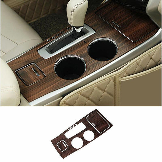 for Nissan Teana Altima 2013-2015 Wood Grain Central Console Gear Shift Panel