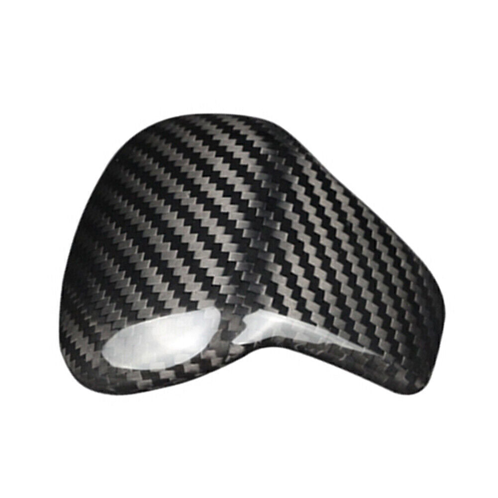 for VW for Tiguan 2017 2018 2019 Carbon Fiber Gear Shift Knob Cover Trim Black