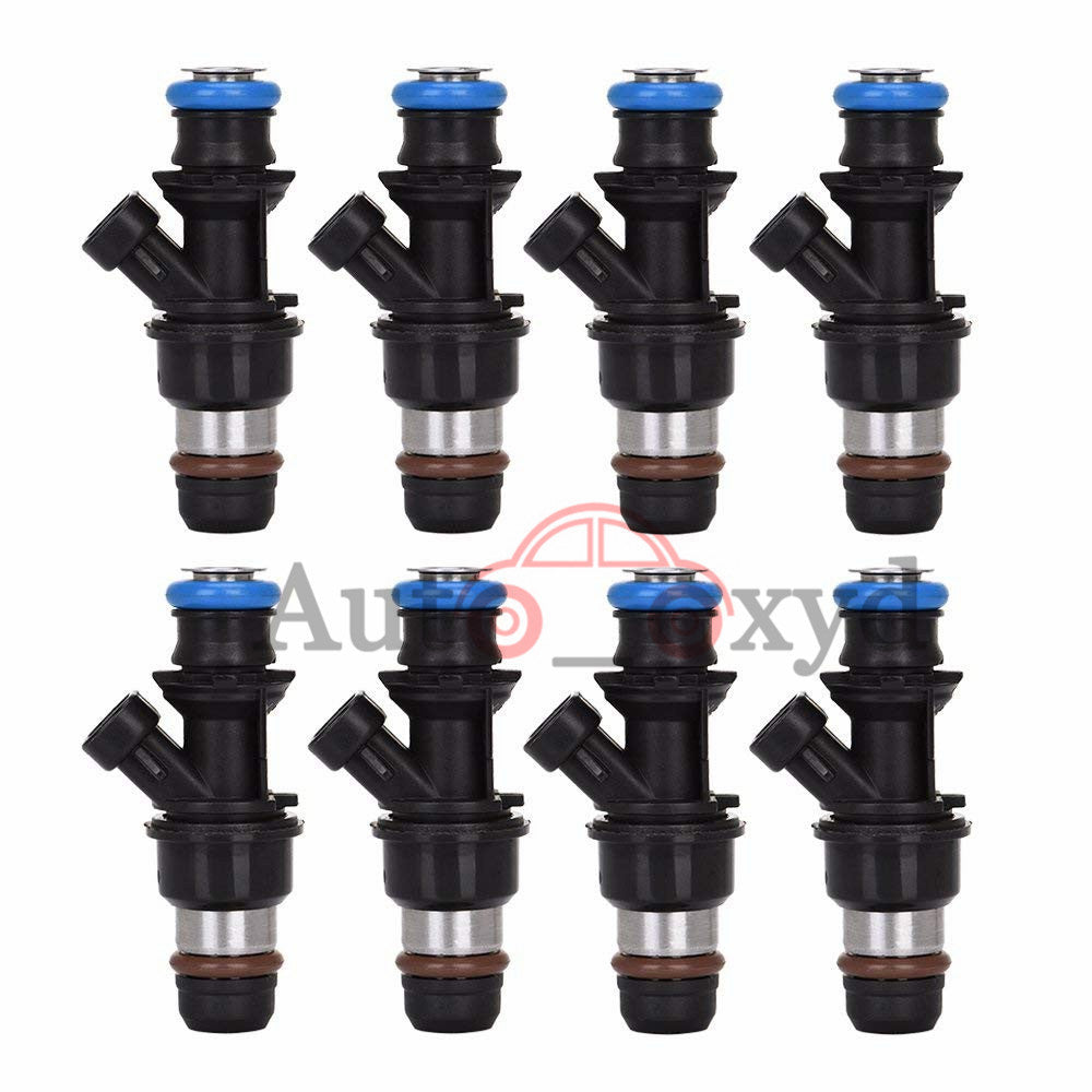 8-piece fuel injector kit 2001-2007 for Chevrolet for GMC , for Cadillac , and for Chevrolet 4.8L, 5.3L, and 6.0L engines.