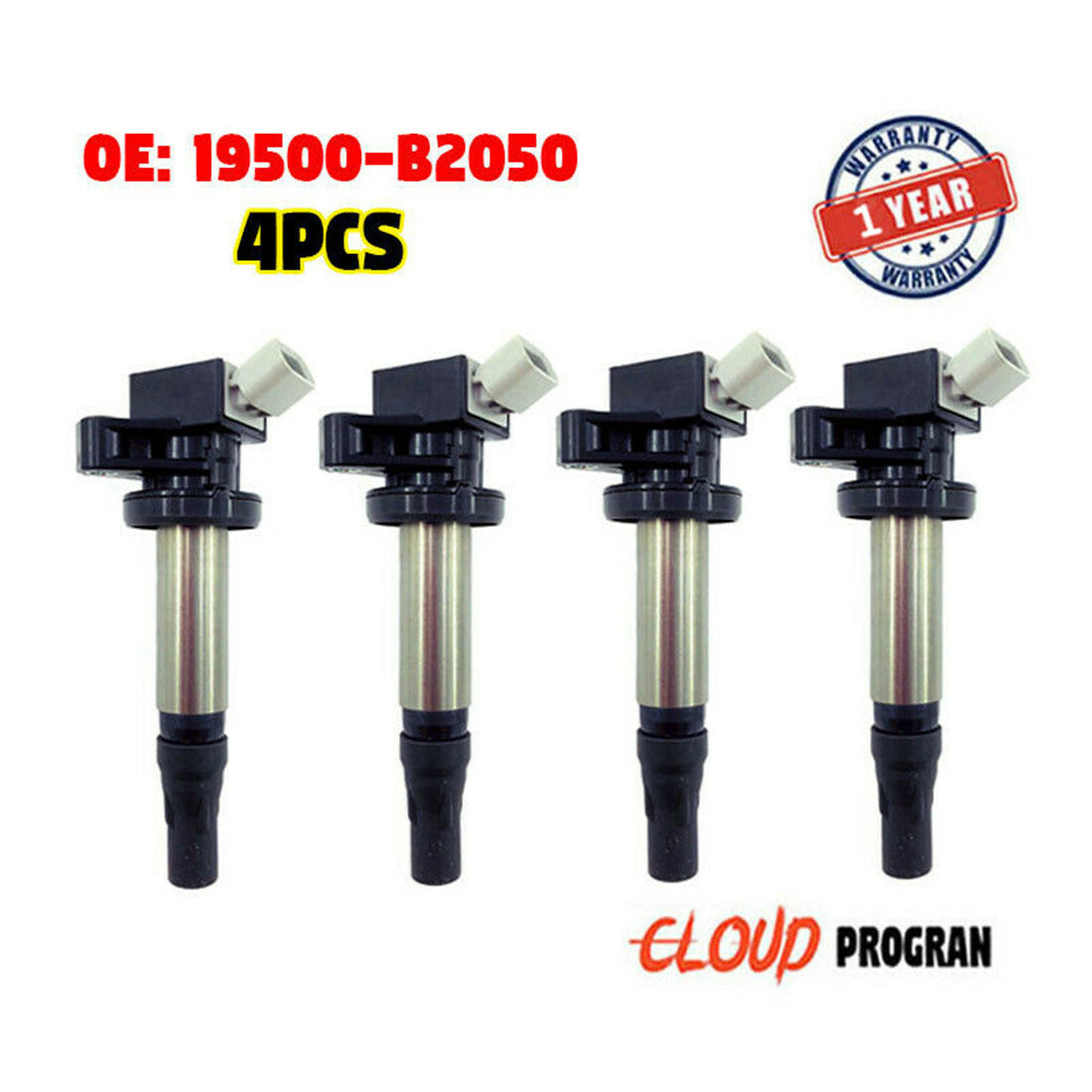 for Daihatsu Tanto L375S New Genuine Ignition Coil 19500-B2050 (4pcs)
