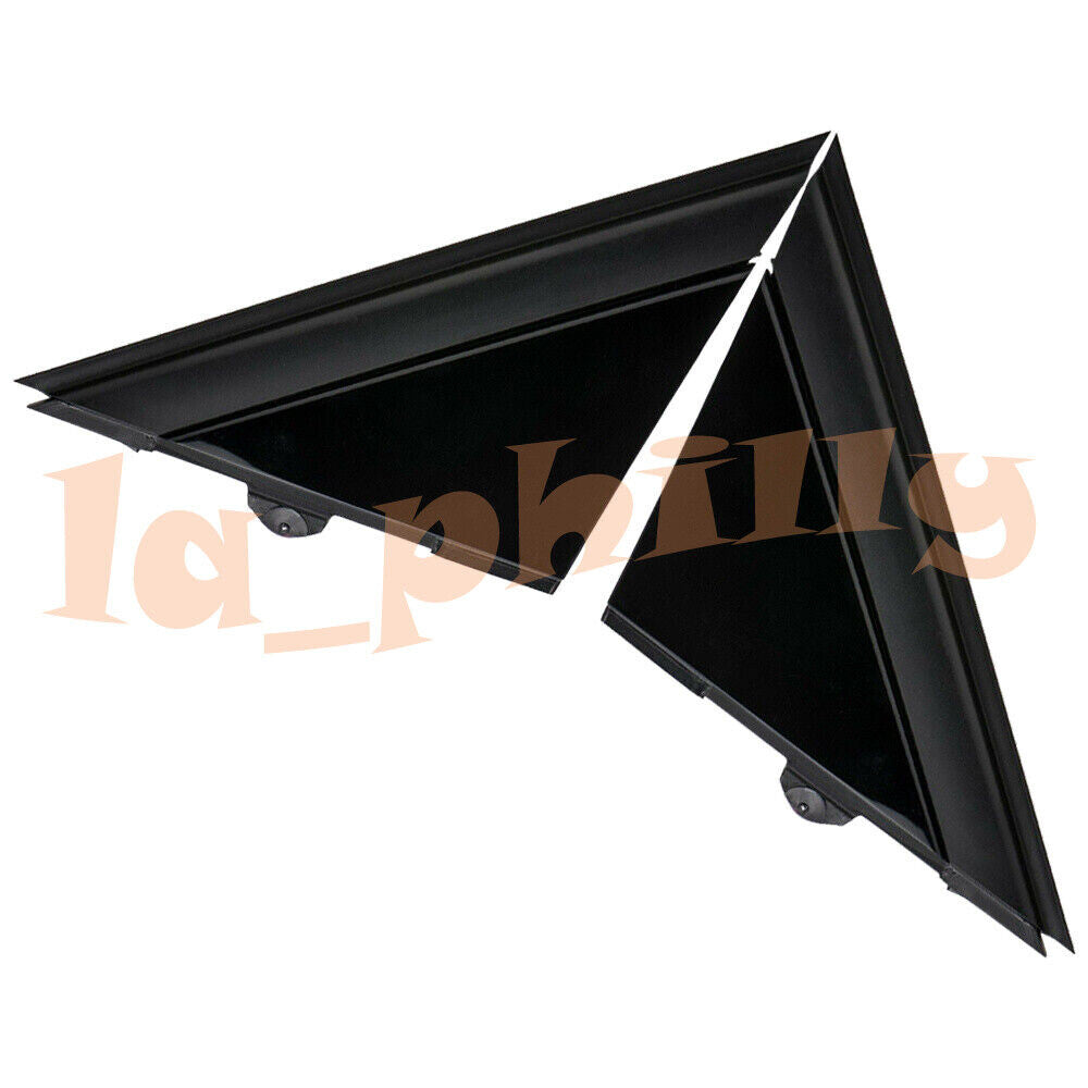 Pair Rear Left Right View Miror Triangle Plate Trim For 2012-2019 for FIAT 500