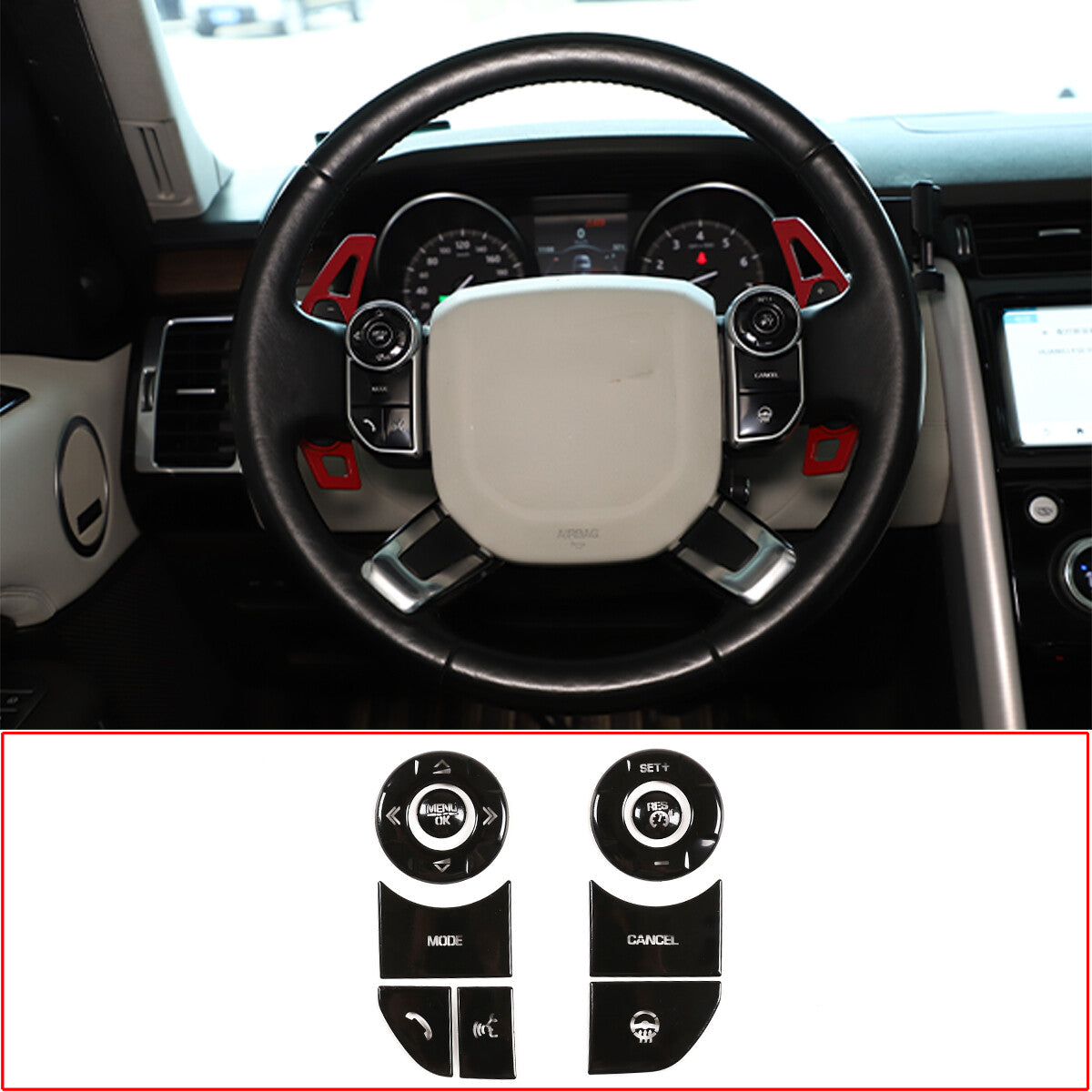 Center Dashboard Storage Box Tray Decoration for Toyota FJ Cruiser 2007-21