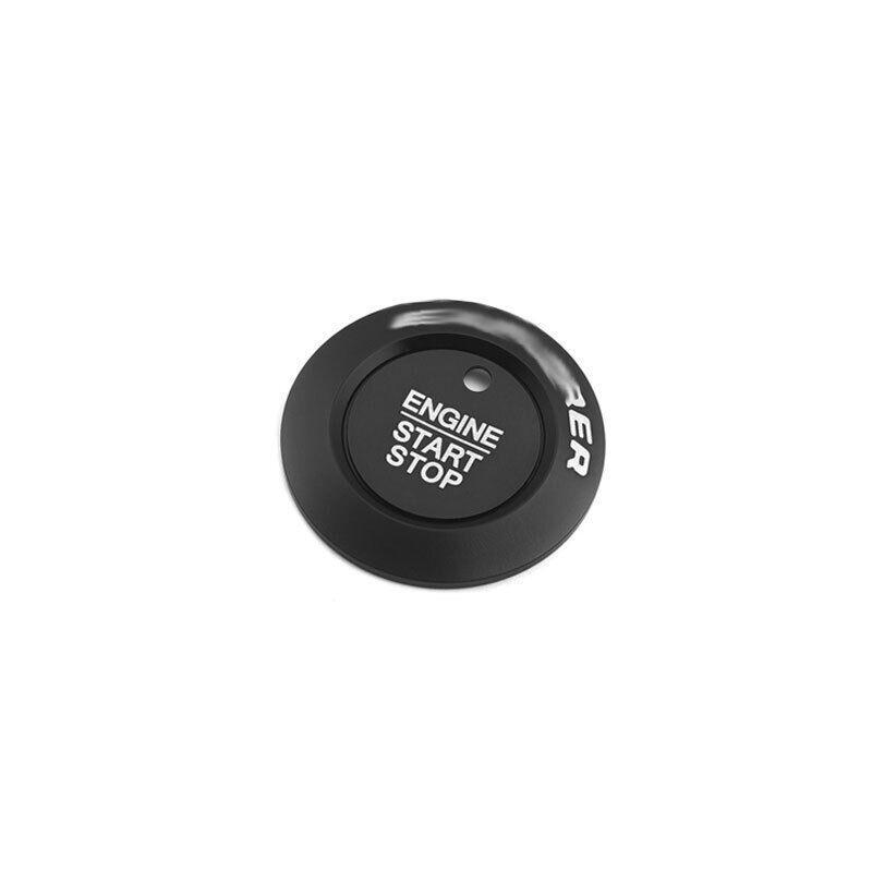 Start Button Ignition Switch Cover Trim for Ford Explorer 20-2022 Black Aluminum