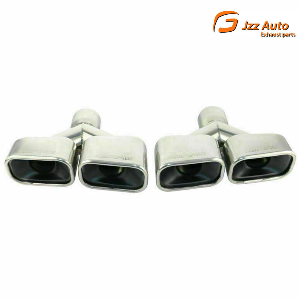 2.5'' AMG Dual Exhaust Tips for Mercedes-Benz C-Class W204 W203 W211 W214 2PCS