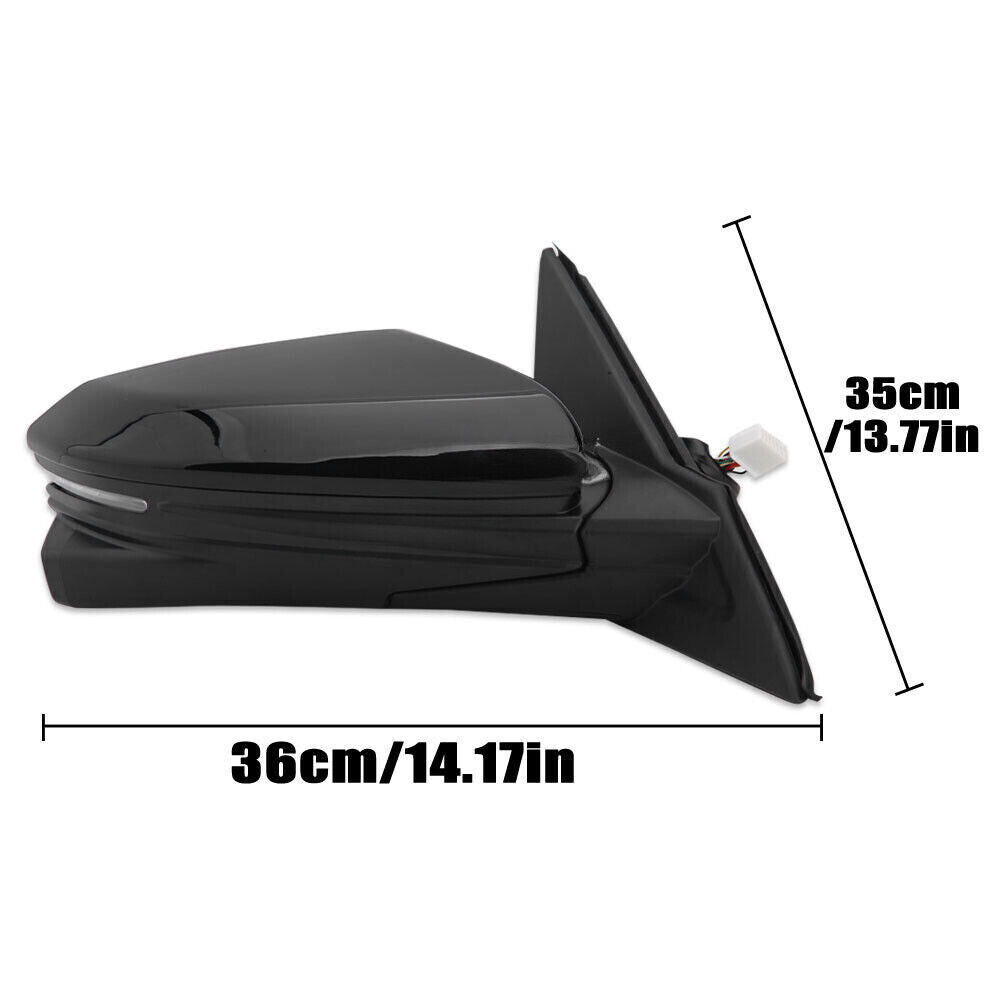 for Honda for Civic 16-20 Side View Mirror with Camera Heated Power Turn Signal Lamp